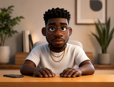 Black Comic Man